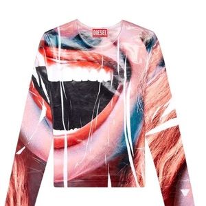 Diesel Graphic Printed Top